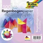 Folia Regenbogenfaltbl&auml;tter 15x15cm 100 Blatt / Folia