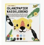 Folia Glanzpapier BASIC nassklebend 23x25cm 12 Blatt / Folia