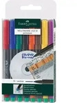 Faber-Castell Marker MULTIMARK 1525 M permanent 8er Set / Faber-Castell