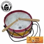 Corvus A600230 - Holz Trommel mit Fell Marschtrommel 225 cm / Corvus / Spiel