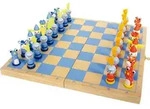 small foot 6084 - Schach Ritter Reisespiel im Holzkoffer / Legler / Spiel