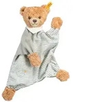 Steiff - Schmuset&uuml;cher - Schlaf-gut-B&auml;r Schmusetuch grau 30cm / Steiff / Spiel