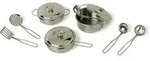 Small foot 8953 - Kochgeschirr Profi Koch-Set f&uuml;r Kinderk&uuml;che Metall 11-teilig /