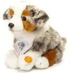 Teddy-Hermann - Australian Shepherd Welpe sitzend 22 cm / Teddy-Hermann / Spiel