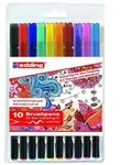 edding 1340 Fasermaler Brushpens 10er Set mit variabler Pinselspitze / Edding / Bei