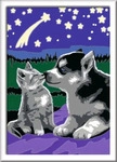 Ravensburger Spieleverlag Hund und Katze. Malen nach Zahlen Serie E Brilliant