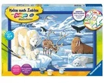 Tiere der Arktis Malen nach Zahlen Serie C / Ravensburger Spieleverlag / Spiel
