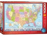 Karte der Vereinigten Staaten von Amerika / Eurographics s.r.o / Spiel
