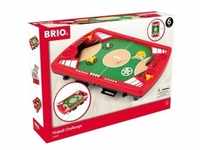 BRIO Spiele 34019 Tischfußball-Flipper - Pinball als Holzspielzeug für Kinder -