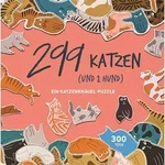 299 Katzen (und 1 Hund). Puzzle 300 Teile von L&eacute;a Maupetit / Laurence King...
