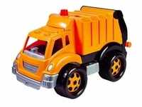 Bino 83215 - Müllwagen orange Müllfahrzeug