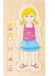 Schichtenpuzzle Anatomie M&auml;dchen von small foot / small foot GmbH & Co. KG / Spiel