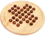 small foot 2933 - Solit&auml;r Holzkugel Brettspiel 21cm / Legler / Spiel
