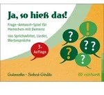 Ja so hie&szlig; das! von Stefan Gutensohn/ Antje Siebert-G&ouml;rlitz / Reinhardt Ernst...