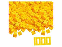 Simba 104114116 - Blox 1000 gelbe 4er Steine lose Bausteine