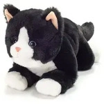 Teddy-Hermann - Schlenkerkatze schwarz 30 cm