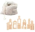 Holzbausteine Natur 50er-Pack im Beutel / small foot GmbH & Co. KG / Bei Hugendubel