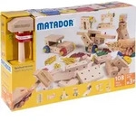 MATADOR 21108 - Maker M108 Baukasten Holz 108 Teile Konstruktionsbaukasten ab 3