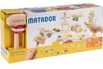 MATADOR 21070 - Maker M070 Baukasten Holz 70 Teile Konstruktionsbaukasten ab 3...