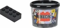 Simba Toys Simba - Blox - Steine in Dose schwarz 40St&uuml;ck