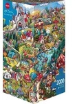 Go Camping! Puzzle 2000 Teile von Rita Berman / Heye Puzzle / Spiel