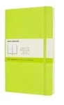 Moleskine Notizbuch Large/A5 Blanko Weicher Einband Limetten Gr&uuml;n / Moleskine