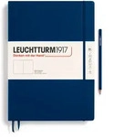 Notizbuch Master Classic (A4+) Hardcover 235 nummerierte Seiten Marine Blanko /