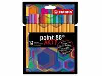 STABILO Fineliner point 88 ARTY 18er Set