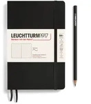 Notizbuch Paperback (B6+) Softcover 123 nummerierte Seiten Schwarz Dotted /