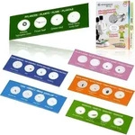 Bresser Junior 8859470 - Mikroskop-Starter-Set 24 Dauerpr&auml;paraten zu Tieren Pflanzen