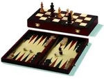 Schach-Backgammon-Dame-Set Feld 40 mm / Philos-Spiele / Spiel