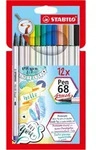 STABILO Filzstifte Pen 68 brush 12er Set / Stabilo / Bei Hugendubel