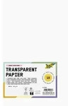 Folia Transparentpapier 115g/m2 DIN A4 10 Blatt wei&szlig; / Folia