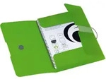 Herlitz Gummizugmappe PP A4 opak apfel / herlitz
