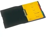 Herlitz Ringbuch PP A4 2 Ringe 25mm opak schwarz / herlitz
