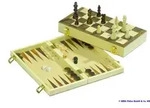 Philos - Schach-Backgammon-Dame-Set Feld 40 mm / Philos-Spiele / Spiel