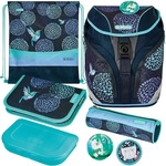 Herlitz Grundschulrucksack SoftLight Plus Bloomy Birds 20 Liter bef&uuml;llt