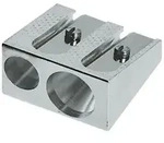 Faber-Castell Metall-Doppelanspitzer 50-34 f&uuml;r Blei- und Buntstifte / Faber-Castell