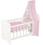 Goki 51762 - Puppenbett mit Himmel und Bettzeug / Gollnest & Kiesel KG / Spiel