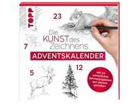 Adventskalender Die Kunst des Zeichnens: Taschenbuch von frechverlag