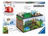 Ravensburger 3D Puzzle 11286 - Aufbewahrungsbox Minecraft - 216 Teile - Praktischer