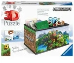 Ravensburger 3D Puzzle 11286 - Aufbewahrungsbox Minecraft - 216 Teile - Praktischer