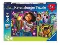 Ravensburger Kinderpuzzle 05657 - Lasst euch verzaubern! - 3x49 Teile Disney Encanto