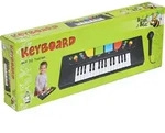 Boogie Bee Elektronisches Keyboard mit Mikrofon L&auml;nge 43 cm / VEDES Gro&szlig;handel GmbH