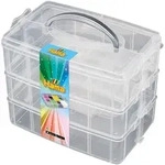 Hama 6750 - Sortierbox f&uuml;r B&uuml;gelperlen und Zubeh&ouml;r gro&szlig; 19x15x24cm / Dan / Spiel