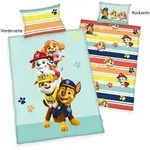 Paw Patrol 2432404063 - Bettw&auml;sche (Made in Green) 40x60 cm + 100x135 cm 100%