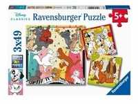 Ravensburger Kinderpuzzle 05155 - Tierisch gut drauf - 3x49 Teile Disney Puzzle für