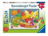 Ravensburger - Freche Früchte 2 x 24 Teile