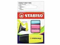 STABILO Marker BOSS MINI gelb blau pink 3er Set