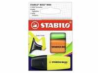 STABILO Marker BOSS MINI gelb orange grün 3er Set